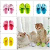Gambar 1 Pair Non-slip Pet Sandals Comfortable Breathable Dog Hole Shoe Soft-soled Wear-resistant Dog Rain Boots Running dari tokoapriliashop undefined 3 Tokopedia