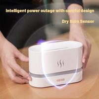 Gambar Perfume Humidifier Ultrasonic Air Humidifier With LED Lighting Simulation Colorful Flame Fragrance Essential Oil Flame Lamp - White Pro dari bbaappaakkkaarryyaannttoo undefined 3 Tokopedia