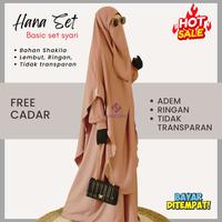 Gambar BARU Shakeena Baju Gamis set sunnah free cadar tali - Gamis set syari adem dari kijangaja undefined 2 Tokopedia