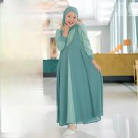 Gambar GAMIS REMAJA TANGGUNG BAJU MUSLIM PESTA ANAK PEREMPUAN GADIS TERBARU dari TokoPcb undefined 4 Tokopedia