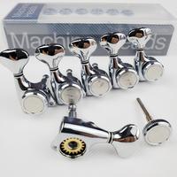 Gambar KAYNES Guitar Locking Tuners Electric Guitar Machine Heads Tuners Lock String Tuning Pegs for LP, SG, TL,ST Style Chrome Silver dari ooh ngarebut langlay53 undefined 3 Tokopedia