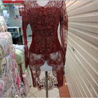 Gambar Atasan kebaya payet pinguin//kebaya payet model terbaru//kebaya payet pengantin dari Meena Seller undefined 2 Tokopedia