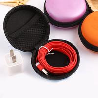 Gambar Portable Case for Headphones Case Mini Zippered Round Storage Hard Bag Headset Box for Earphone Case SD TF Cards dari satriiastore undefined 2 Tokopedia