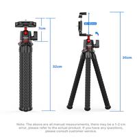 Gambar ulanzi mt-11 flexible tripod for phone dslr camera stand with remote control mini octopus legs for iphone 13 14 pro max holder dari djimbhot undefined 2 Tokopedia