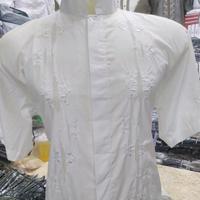 Gambar BAJU KOKO KERANCANG PADANG MOTIF SULAMAN KHAS BUKITTINGGI KATUN PUTIH LENGAN PENDEK DAN PANJANG MUSLIM DEWASA BARANG READY, JUMLAH SESUAI YANG ADA DI ETALASE dari cell16 undefined 4 Tokopedia