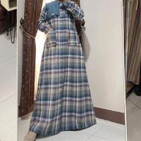 Gambar B1-B25 Gamis Dewasa Dress Wanita Dewasa Muslim Gamis Katun Triset New Model Dan Kombinasi Kancing Dan Karet Wudhu By Rabiya_Collection dari Ratu-Gamis undefined 1 Tokopedia