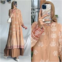 Gambar NEVILA PART-2 long tunik by ZALFA OUTFIT / tunik rayon motif dari masshitoh undefined 3 Tokopedia