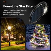 Gambar ulanzi magfilter magnetic color filter vnd /cpl /gold silk /blue silk /1/4 black soft-focus /cross star filter 52mm for phone dari raraaprilia undefined 4 Tokopedia