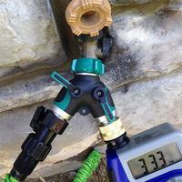 Gambar Hose Splitter Garden Y-type 2 Way Pipe Connector Plastic Metal Water Valve for Sprinkler Faucet US, Orange dari satriiastore undefined 5 Tokopedia