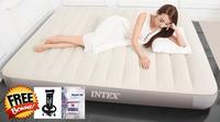 Gambar PAKET Kasur Angin INTEX HIGH QUALITY DURABEAM DOUBLE + POMPA+LEM 64708 dari efsifitri undefined 2 Tokopedia