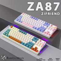 Gambar Sedia Zifriend ZA87 Mechanical Keyboard 87 Keys RGB Wired dari Fransisco RGBKeys undefined 1 Tokopedia