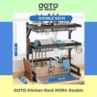 Gambar Goto Kora Kitchen Rack Rak Piring Bumbu Dapur Portable Minimalis Terbaru - 65cm dari albaab store undefined 2 Tokopedia