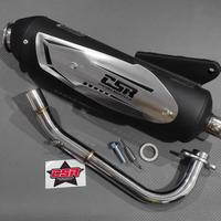 Gambar CSR MUFFLER KNALPOT CSR MUFFLER CSR STANDAR RACING FULL SYSTEM UNTUK MOTOR YAMAHA SERIES MIO SPORTY MIO SMILE FINO N MAX AEROX OLD AEROX NEW NMAX TURBO MIO M3 MIO Z /S X RIDE 125 N MAX OLD/LAMA FINO 125 FINO 115 F1 FAZIO FAZZIO FILANO ORIGINAL CSR dari Marveile garage undefined 2 Tokopedia