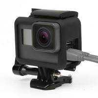 Gambar Go Pro Hero 7 5 Frame Case Quick Release Buckle Mount Protective Shell For Gopro Hero 5 6 7 Black Action Camera Accessorise dari Fendro Stores undefined 5 Tokopedia