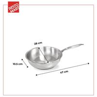 Gambar Pro Stir Wok 28cm RESTOPAN by Supra Stainless 304 (1011487) Banyak Dicari dari robi berkahh markett undefined 4 Tokopedia