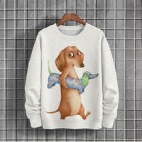 Gambar Harajuku Fashion Dachshund Graphic Sweatshirt Hilarious Design Ugly Christmas Sweater Casual Unisex Streetwear Pet Dog Pullovers dari tronikhias undefined 1 Tokopedia