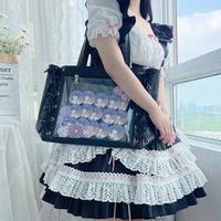 Gambar Inner Japanese jk ribbon ita bag large capacity bow wmen shoulder bag vintage y2k handbag diy itabag dari Mariska Stores undefined 5 Tokopedia