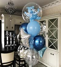 Gambar 1pcs Baby Boy Girl Blue Pink Bubble Ball in Ball Bear Ball Bear Foil Balloons Kids 1st Birthday Gender Reveal Baby Shower Decor dari Cv DaengGroup undefined 1 Tokopedia