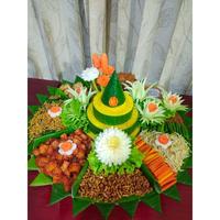 Gambar Tumpeng nasi kuning/ nasi liwet/ nasi ungu/ nasi ijo/ Tumpeng ulang tahun/ Tumpeng dari sopiahhhhhhhh undefined 3 Tokopedia