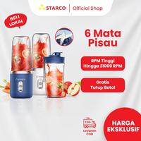 Gambar Starco Juicer Mini Portable Blender Motor Kuat 300Ml Charge Usb New - Putih dari jejuju undefined 1 Tokopedia