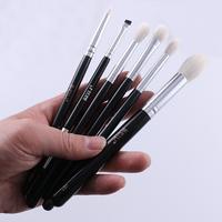 Gambar BEILI Professional Makeup Brushes 6Pcs Black Natural Goat Hair Make Up Brush Kit Eyeshadow Blending Eyebrow Eyelash Makeup Tool dari aullhan undefined 3 Tokopedia