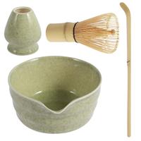 Gambar Matcha Making Kit Japanese Tea Set Scoop (Chashaku）Matcha  (Chasen) Tea Set with Ceramic Bowl Bamboo Accessories for Tea Lovers dari Vanstoreborneo undefined 1 Tokopedia