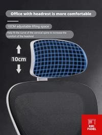Gambar Atori BG772 Kursi headrest Kursi Roda Kursi Kantor Kursi Belajar Kursi hidrolik Tilt Roda Multifungsi - WHITE BLACKberkualitas - WHITE BLACK dari zubaida kemeja075 undefined 4 Tokopedia