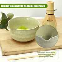 Gambar Matcha Making Kit Japanese Tea Set Scoop (Chashaku）Matcha  (Chasen) Tea Set with Ceramic Bowl Bamboo Accessories for Tea Lovers dari Vanstoreborneo undefined 5 Tokopedia