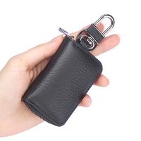 Gambar Genuine Leather Keychain Men Women Key Case Multifunction Organizer Wallet Holder Smart Housekeeper Car Key Holder Small Key Bag dari YahyaaaZakaryaa#322 undefined 3 Tokopedia