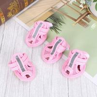 Gambar Dog Sandals for Small Dogs Soft Breathable Pet Summer Shoes Boots for Hot Pavement Anti Slip Rubber Sole Adjustable Doggy Shoes dari Radiv3 undefined 2 Tokopedia