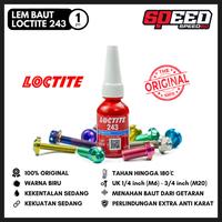 Gambar Ready JT Henkel LOCTITE 243 THREADLOCKER Lem Baut Probolt Stainless & Titanium dari tokohimah undefined 1 Tokopedia