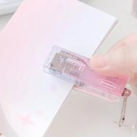 Gambar 2Style Clear INS Stapler Portable Mini High Value Gradient for Students Office Supplies Korean Bookbinding Tool dari genaihsgaar undefined 5 Tokopedia