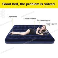 Gambar PREMIUM SURAHMEN 【186X75X22cm】Sleefy Matras Tidur Kasur Angin Pompa Tiup Double Air Bed / Kasur Angin Termasuk Bantal kasur angin pompa otomatis kasur tiup Double Kasur Tiup Air Bed Queen Kemah Indoor dan Outdoor Anti-kempes Kasur - B+ Pompa Tangan dari Toko Sinar Hokki undefined 4 Tokopedia
