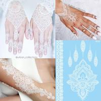 Gambar Tato Hena Pengantin Bride Tattoo Henna Instan Henna Putih Wedding Tato D3V!! dari katmiko-6 undefined 1 Tokopedia