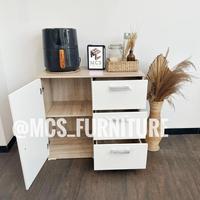 Gambar Cuci Gudang Meja Bufet Tv Dapur Bufet Serbaguna Mebel Furniture Mcs Semarang - 80 cm Full Whit, Luar Jateng dari RETRO MART 12 undefined 1 Tokopedia