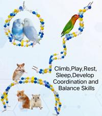 Gambar Parrot Toys Bird Accessories Parakeet Climbing Ladder with Colorf dari Ayunda Ratna Sari undefined 5 Tokopedia