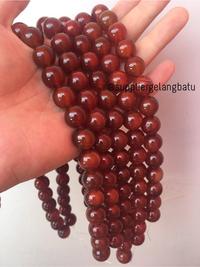 Gambar manau merah red carnelian agate batu gelang kalung garnet 12mm akik cina korea natural rare best seller import kesehatan buddha reseller aksesoris dari juariah kemeja5464 undefined 1 Tokopedia