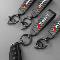 Gambar High-Grade Car Keychain Ring Carbon Fiber Metal Keychain Horseshoe Buckle for Seat Ibiza Cupra Arosa Ateca Cordoba Exeo Tarraco dari GROSIR JAYAPERSADA TERRRBARRRRU undefined 1 Tokopedia