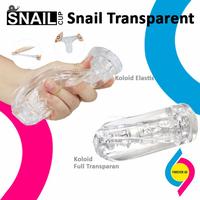 Gambar PRIVASI AMAN- Snail Cup Transparan Alat Bantu Seksual Mainan Pria Tenga Fleshlight - LANGSUNG DI PROSES - Hitam dari REKAN 99 undefined 4 Tokopedia