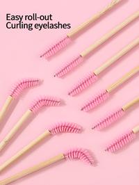 Gambar 50Pcs eyelash brus reuse Applicators Eyelash Extension Brush Supplies Makeup Tool Bamboo Handle Micro Spoolie Eyebrow Brush dari ramadhanagus undefined 3 Tokopedia