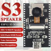 Gambar NEW ESP32 S3 CAM Speaker Development Board with OV2640 N16R8 Wifi Camera Module Kit Dual MIC TF Slot CH340X USB Type-C ESP32-S3 dari papricia undefined 2 Tokopedia