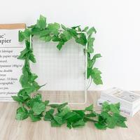 Gambar 2Pcs 210cm Artificial Grape Leaf Rattan Green Decorative Leaves Realistic Ivy Vine For Home Wedding Decor Fake Plastic Plants dari AGEN GROSIRR MITRA TOPIII undefined 3 Tokopedia