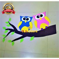 Gambar BEST HIASAN DINDING RANTING POHON DAN OWL DEKORASI KELAS SEKOLAHAN PAUD TK SD SMP POJOK BACA TEMPAT BERMAIN SUDUT RUANGAN dari DIMAS SETIAWAN TOKO undefined 2 Tokopedia
