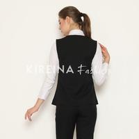 Gambar Rompi Kerja Wanita Vest Wanita Formal Rompi Kerja Tanpa Lengan Panjang Hitam dari alyaour undefined 2 Tokopedia