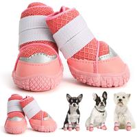 Gambar 4pcs/set Durable Breathable Dog Boots Wear-resistant Waterproof Puppy Mesh Shoes Soft Anti-Slip Dog Shoes Running dari panpang rahayu trrbarrrru81931 undefined 3 Tokopedia