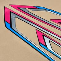 Gambar Striping Stiker honda gl 100 GL100 GL 100 magenta pink biru Fullset dari hendrawan27 undefined 5 Tokopedia
