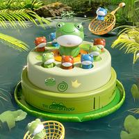 Gambar Frog Pop Up Board Game Launch Catching Flying Frog Duck Kid Training Hand Eye Coordination Interaction Puzzle Party Music Toy dari Direyva undefined 3 Tokopedia