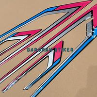 Gambar Striping Stiker honda gl 100 GL100 GL 100 magenta pink biru Fullset dari hendrawan27 undefined 1 Tokopedia