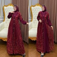 Gambar JAMIN MURAH !!! Gamis Ceruti Babydoll Premium Novia Dress - Baju Muslim Wanita Terbaru - Gamis Ibu Ibu Terbaru - Gamis Akad Nikah - Gamis Pesta Mewah Elegan - Gaun Wanita Dewasa Muslim - Gamis Lebaran 2025 Model Terbaru - Denim, L ( Ld 105cm ) dari Unjalla Fashion undefined 2 Tokopedia