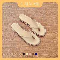 Gambar Sandal JEPIT Wanita LEVI by Calvari sendal kekinian ORIGINAL - KREM, 36 dari YAHMARKET undefined 4 Tokopedia